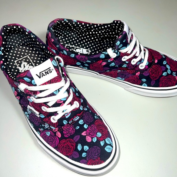 Vans Women's Doheny Romantic Floral Multicolor Skate Shoes size 9 - Picture 3 of 6
